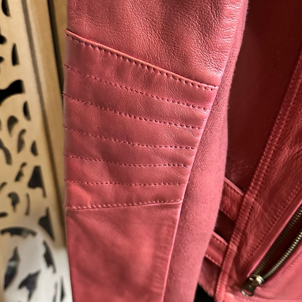 We The Free People Cora Leather Jacket View 4
